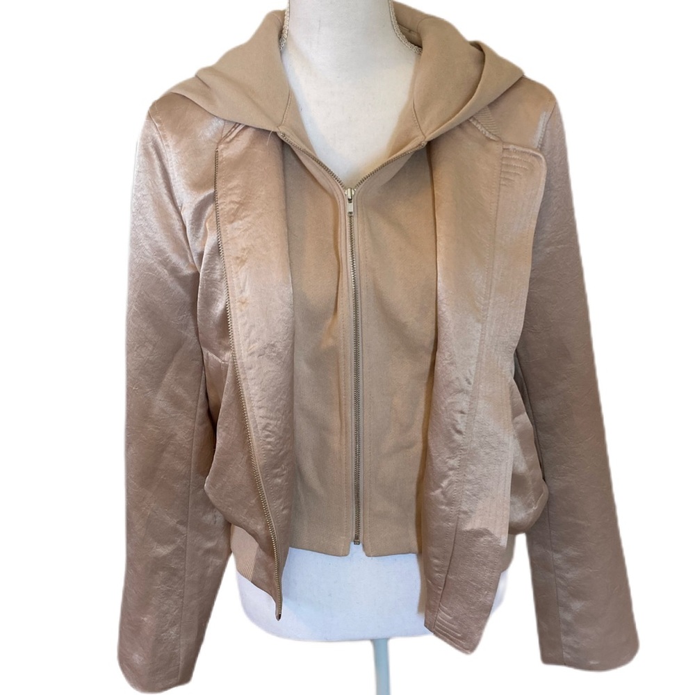 ALC Rose gold bomber jacket